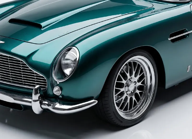 British Green coloured PPF on a car
