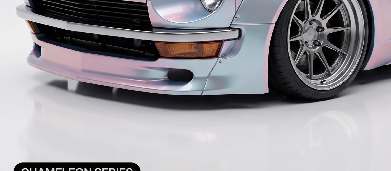 Cherry Blossom VZN coloured PPF installed on a car