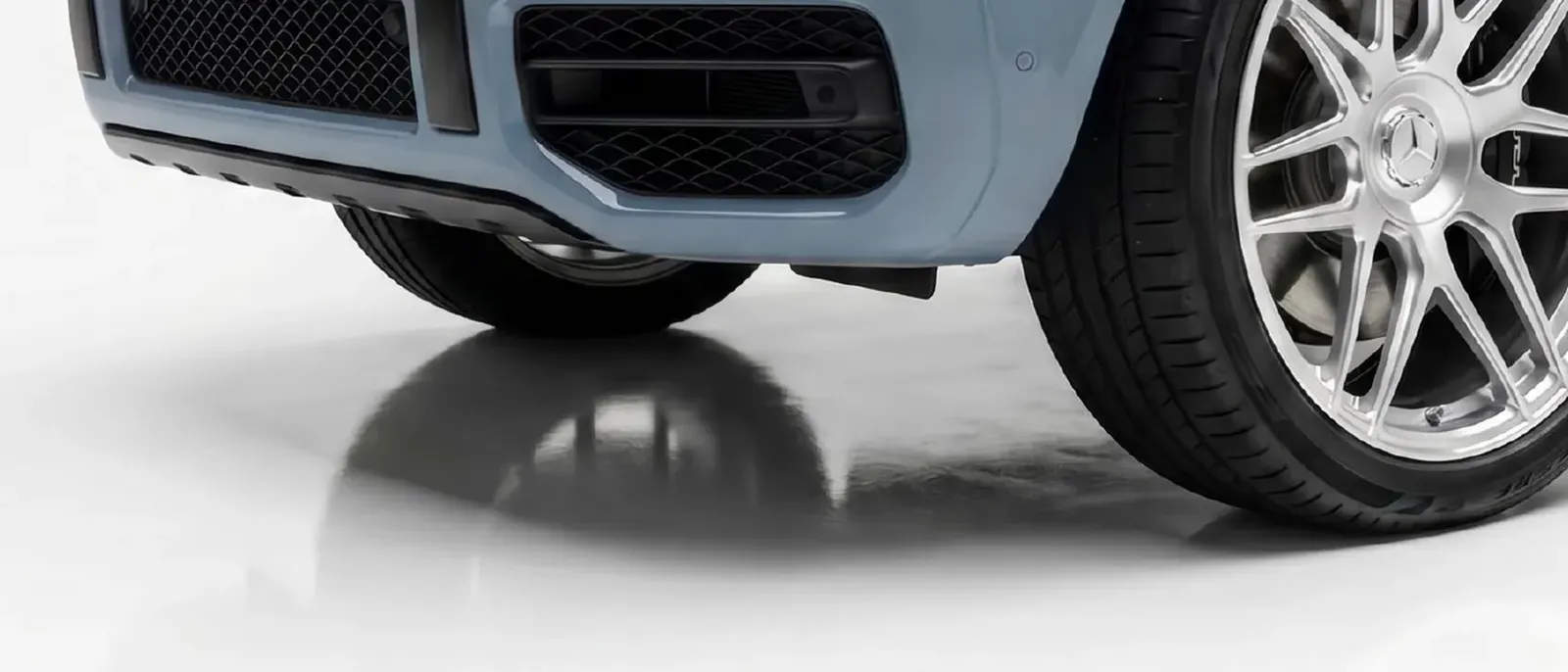 China Blue VZN coloured PPF installed on a car