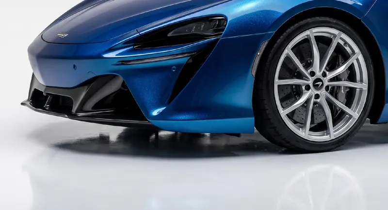 Interstellar Blue coloured PPF on a car