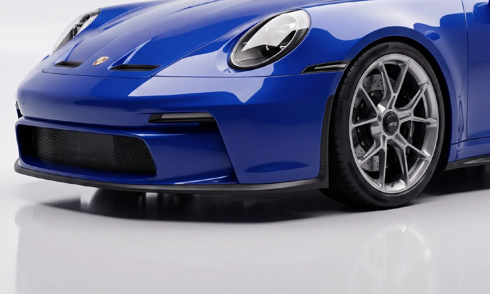 Lugano Blue VZN coloured PPF installed on a car