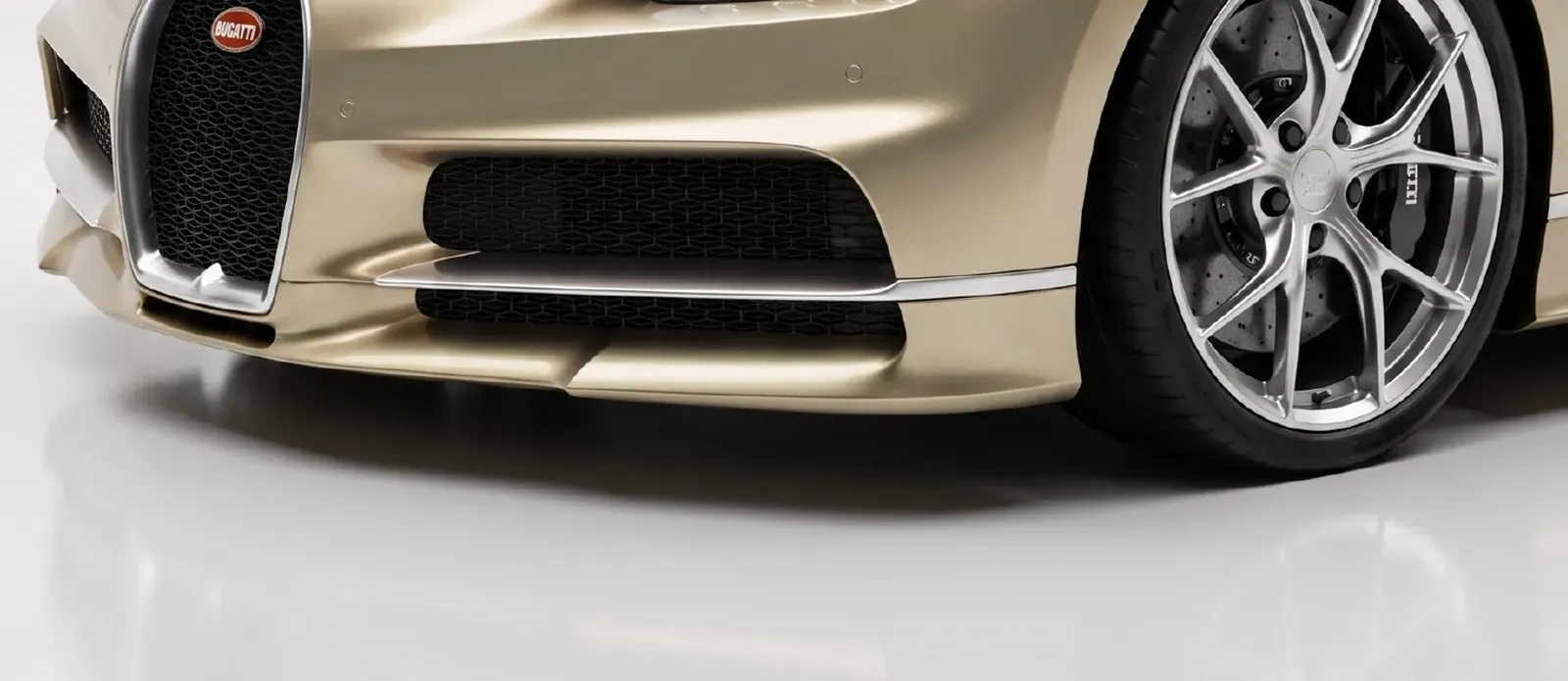Luxe Gold VZN coloured PPF installed on a car