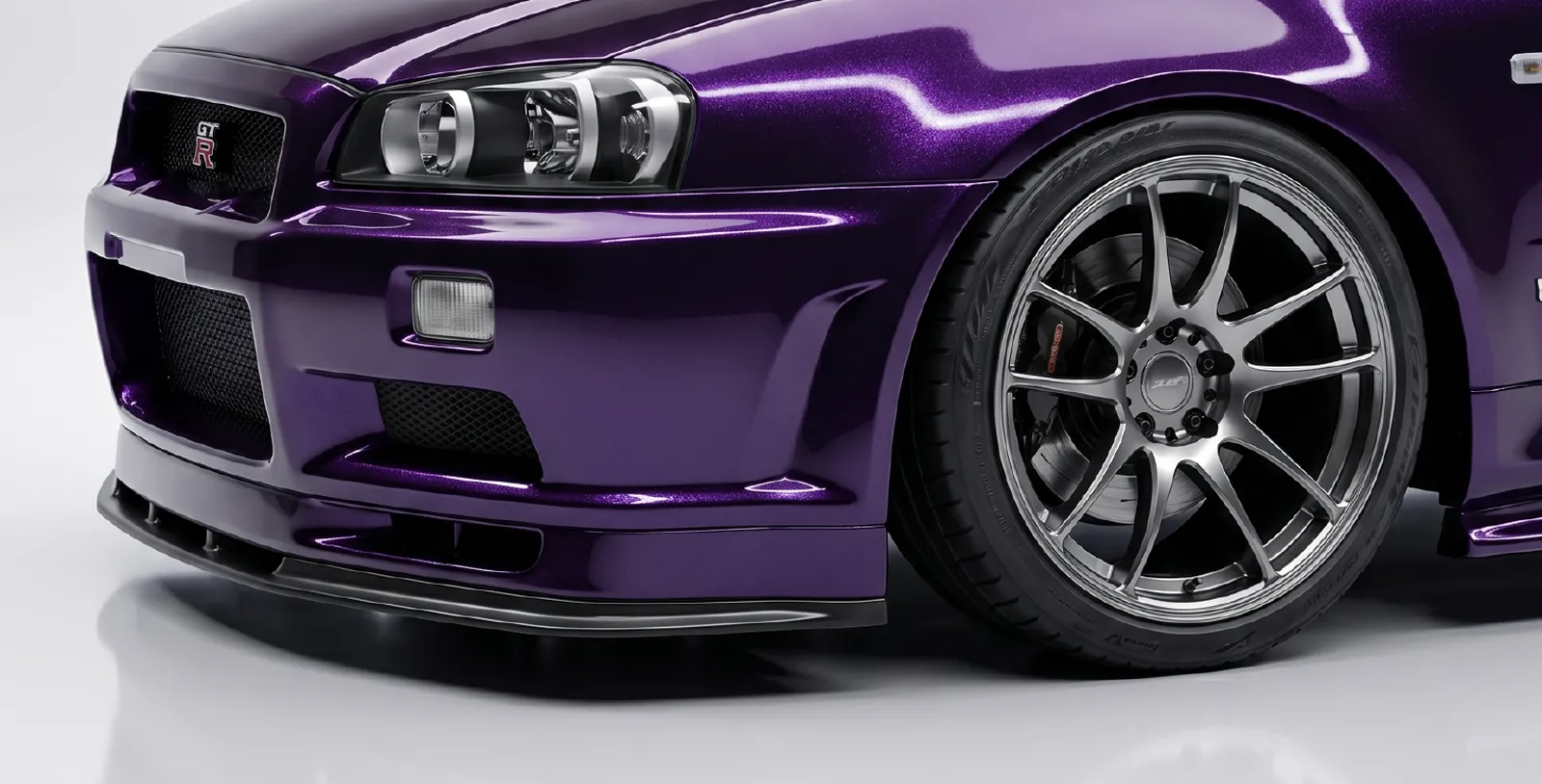 Midnight Purple VZN coloured PPF installed on a car