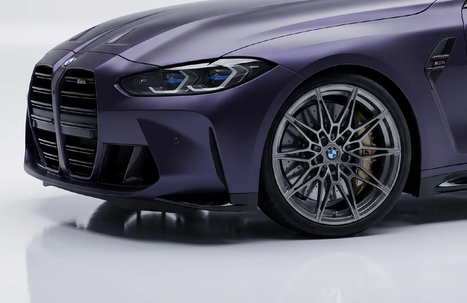 Velvet Purple VZN coloured PPF installed on a car