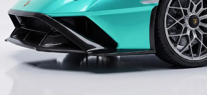VZN Blue coloured PPF on a car